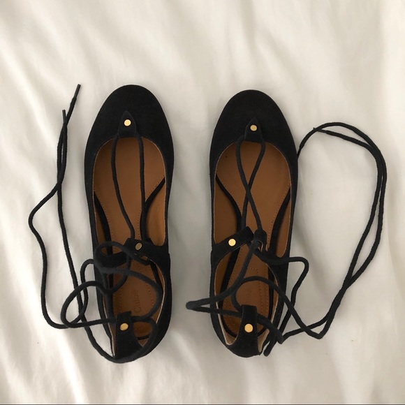 {chloe} suede ballet flats - Picture 2 of 3